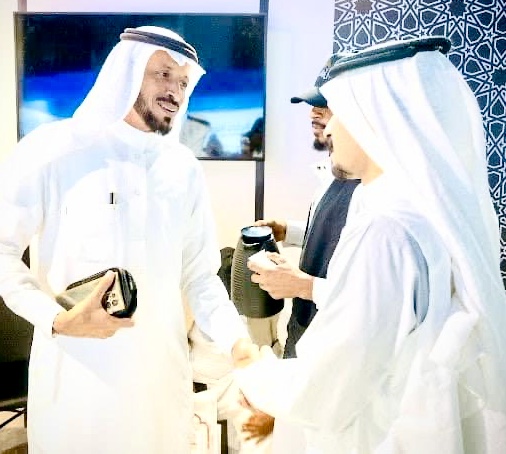 الشريف سهيل يستقبل الشريف منصور آل خيرات